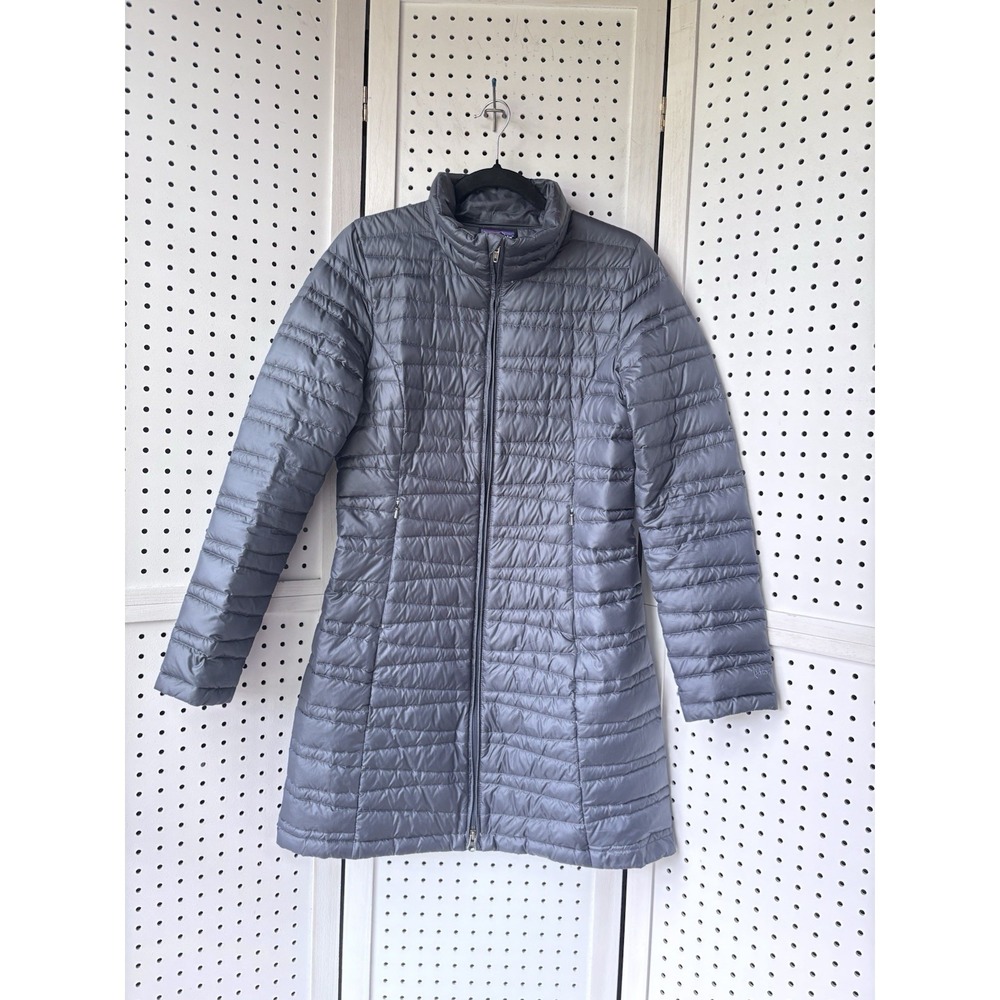 Patagonia Fiona Parka Long Jacket Blue Lightweight Duck Down 28358 Women's Small
